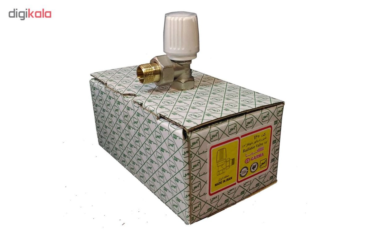 شیر رادیاتور گرما کد 120 مجموعه 2 عددی